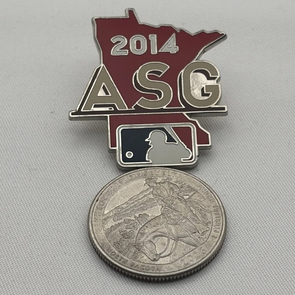 2014 MLB All Star Game ASG Minnesota Baseball Lapel Hat Pin